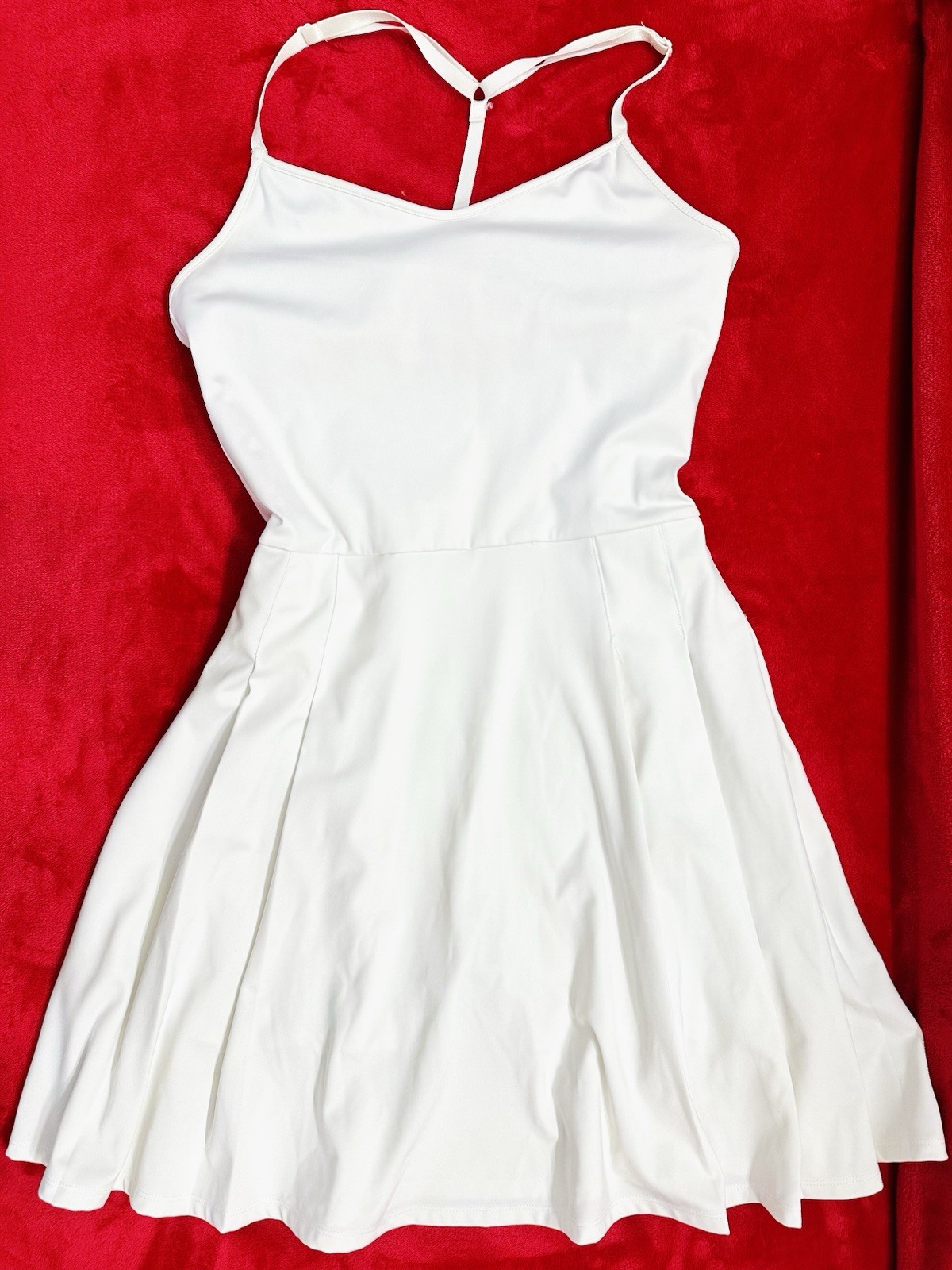 Tommy Bahama Womens Size S Dress Tennis White Romper Bra Skort Shorts