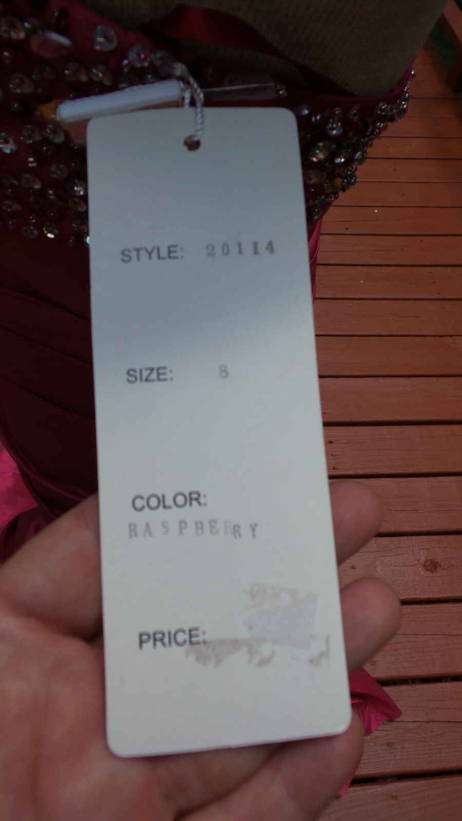 NEW Cinderella – Raspberry Pink Holiday Party Formal Evening Prom Dress size 8/M