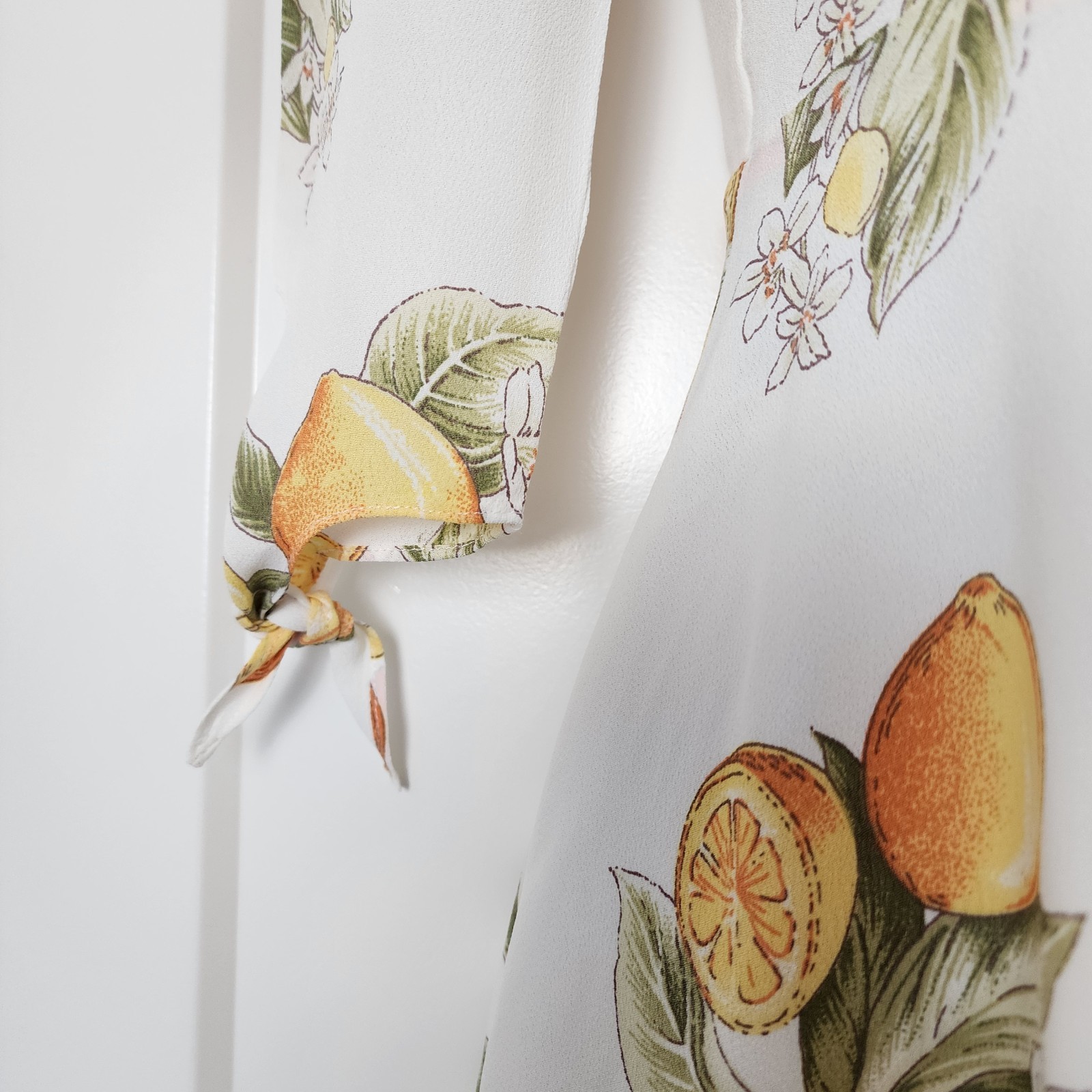 NWT For Love & Lemons Limonada Mini Dress XS Lemon Print Italian Summer Coastal