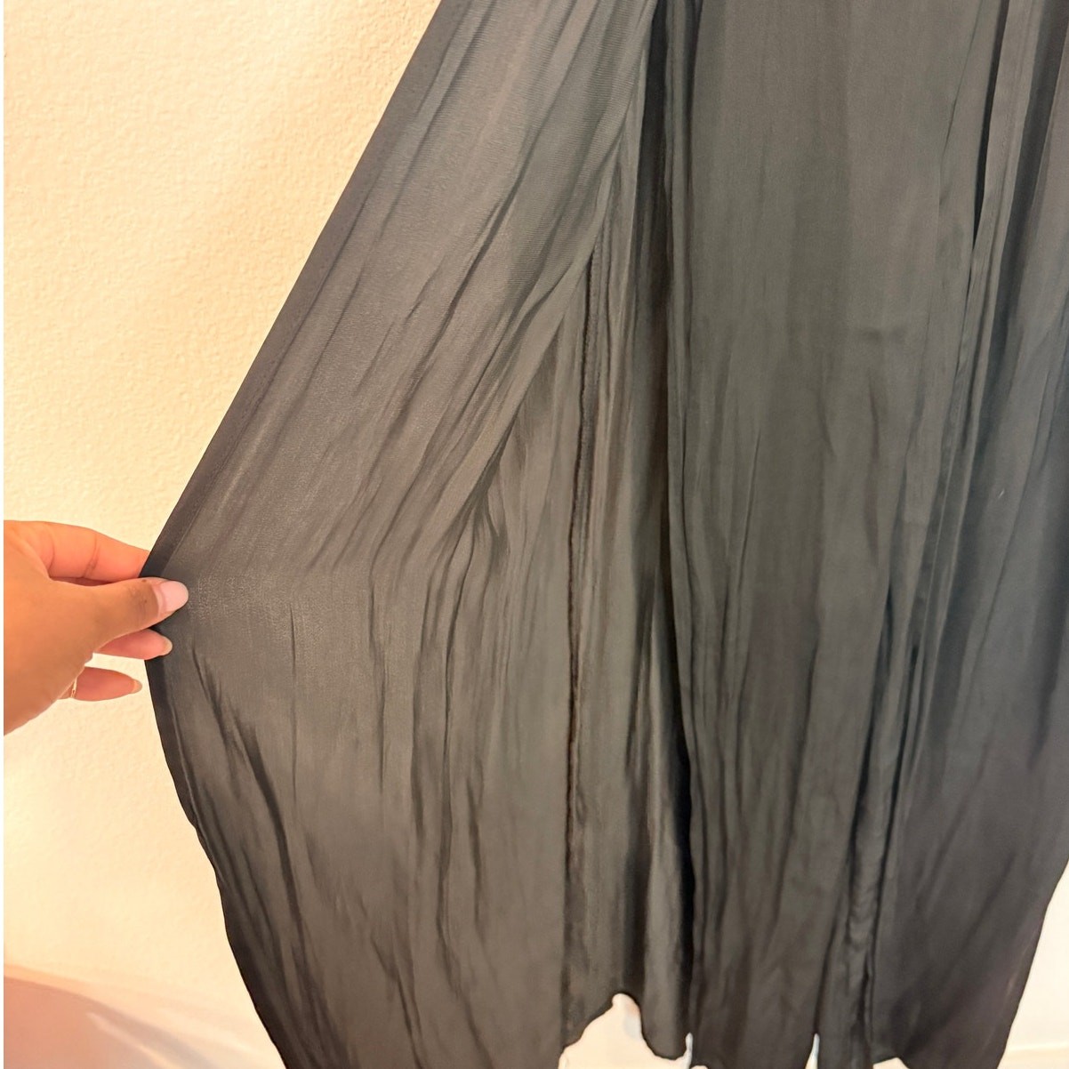 Hello Molly Black Halter Neck Backless Maxi Dress – Size 6