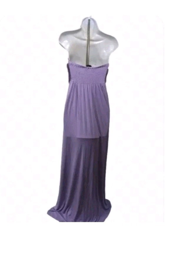NWT Neiman Marcus Beandeau Strapless Maxi Flormal Dress Womens L Gown 5555