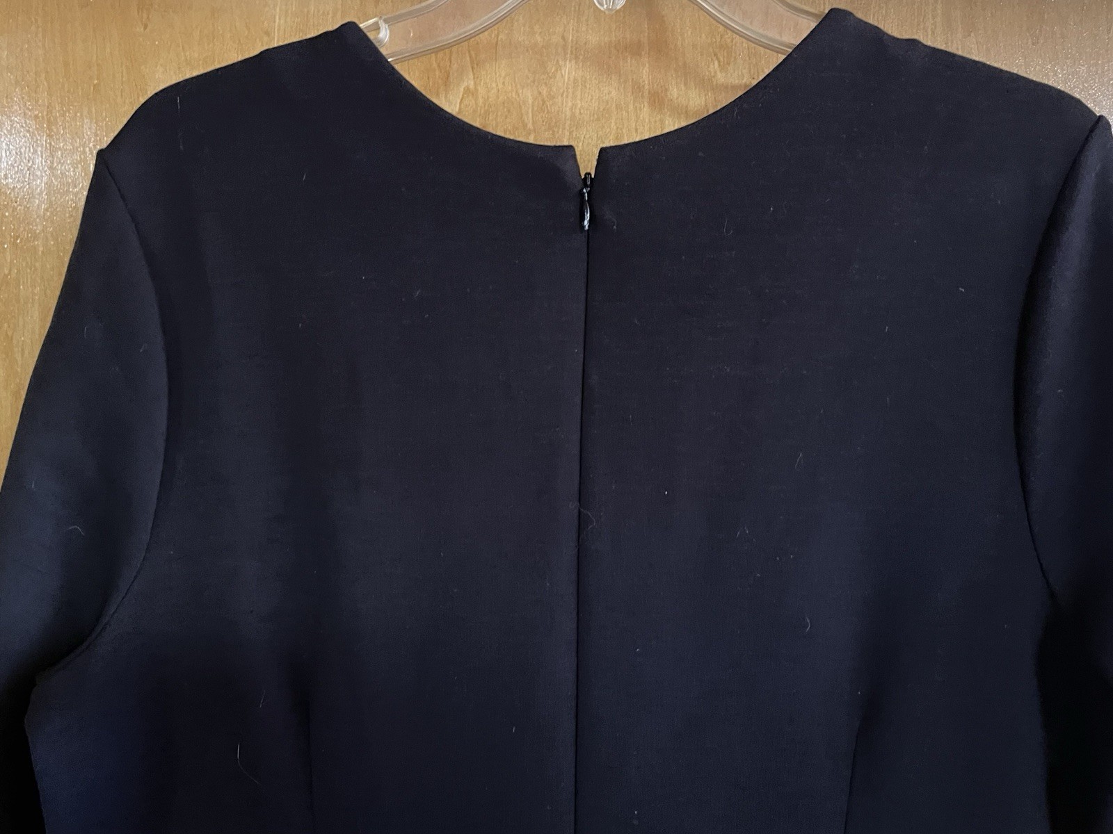 Nordstrom Women’s XL Black Short Sleeve Long Midi Shift Dress, Worn Once
