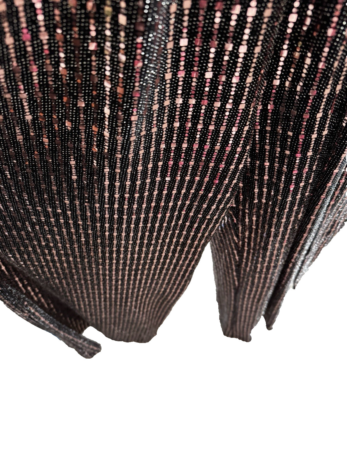 Lane Bryant 1-piece jumper pant suit cocktail dress sequin copper tie belt 18/20