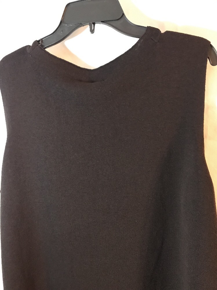 NWT Eileen Fisher Wool Crepe Funnel Neck Shift Dress Clove Brown [SZ 2X ] #M808