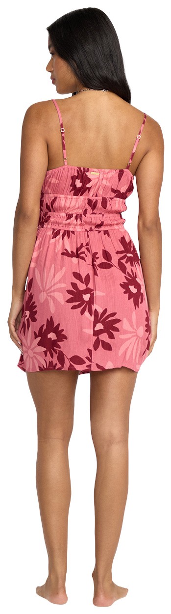 Billabong Rays All Day Mini Dress – Mauve Rose – New