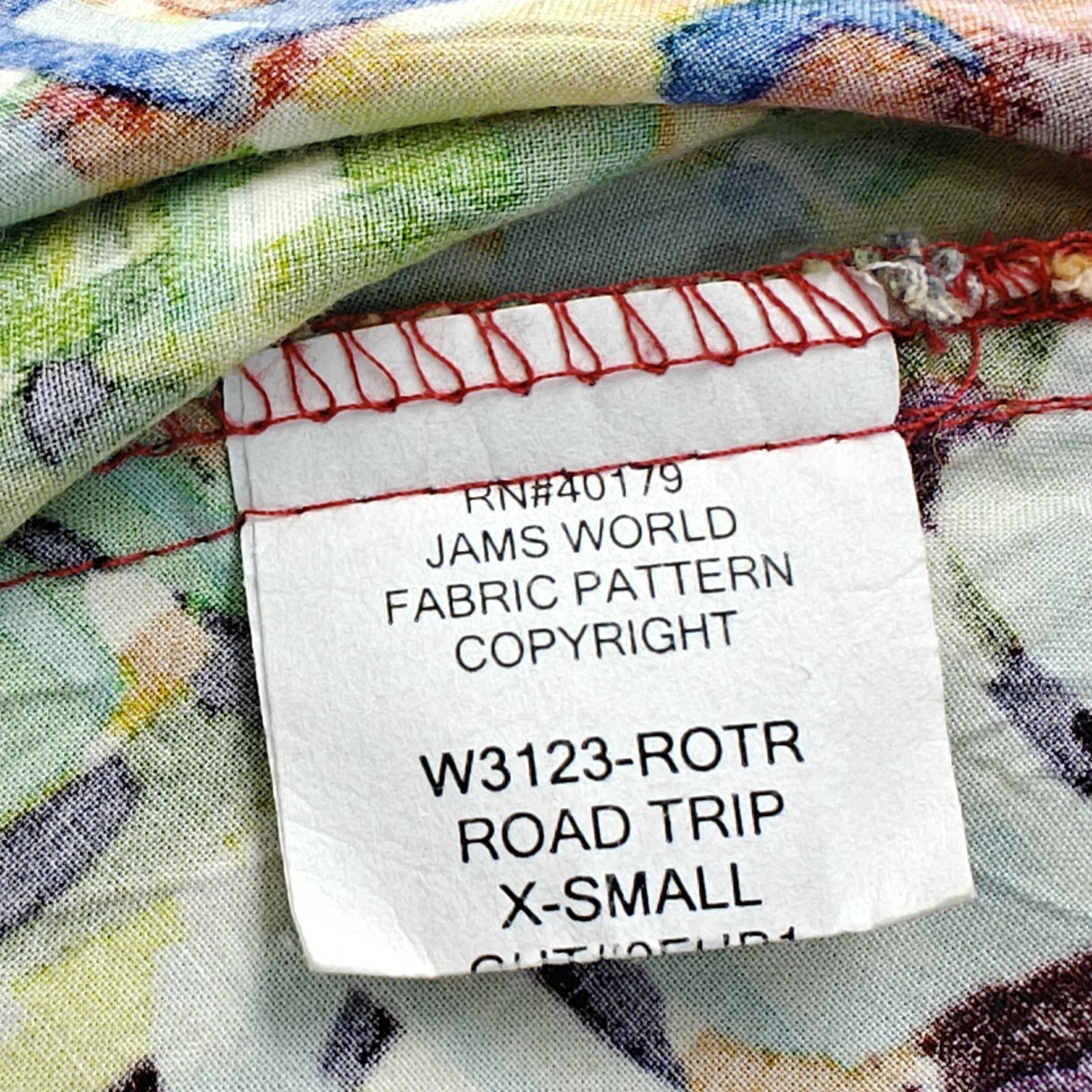 Jams World Adele Wrap Dress Size XS Road Trip Multicolor Print Hawaiian Beachy