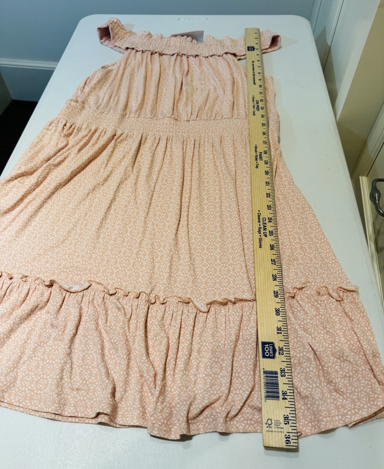 LOFT Beach Dress Off The Shoulder Size Large Cover Up Women Pink NWT