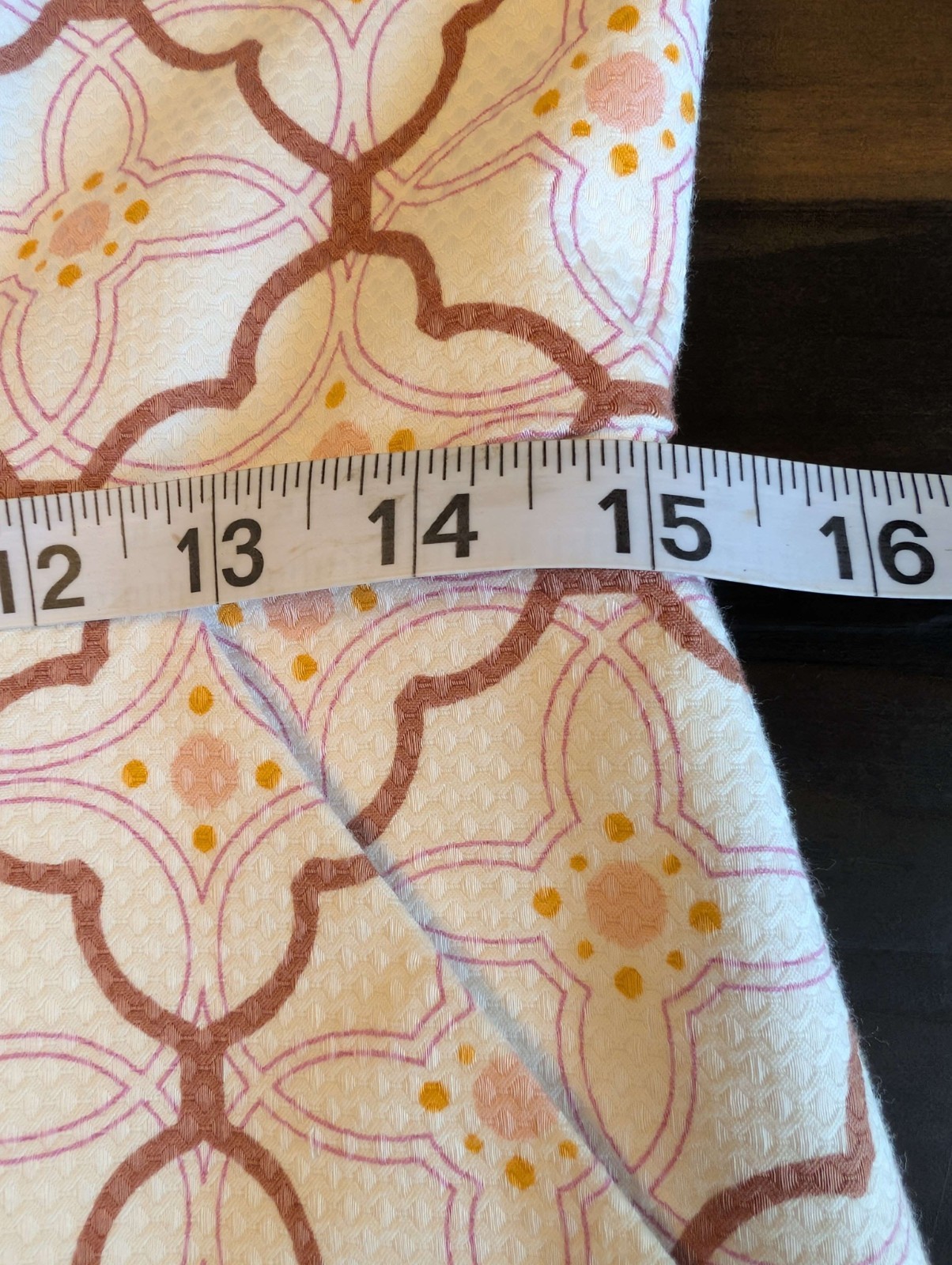Boden Talia Ivory Patterned Sheath Dress Women’s Size 6R Lined EUC