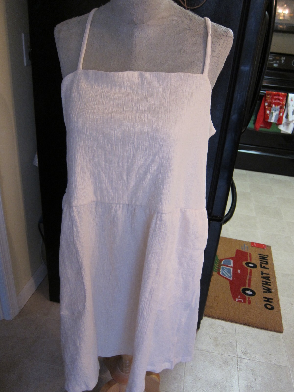 new RICHER POORER CLOUDWEAVE MINI DRESS BONE SZ XL