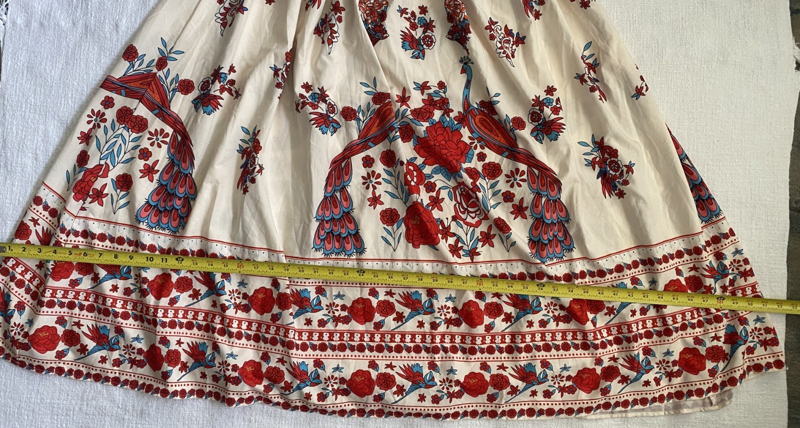 SHEIN CURVE WOMENS MULTI-COLOR HOBO FLORAL PEACOCK DRESS – SIZE 3XL – EUC