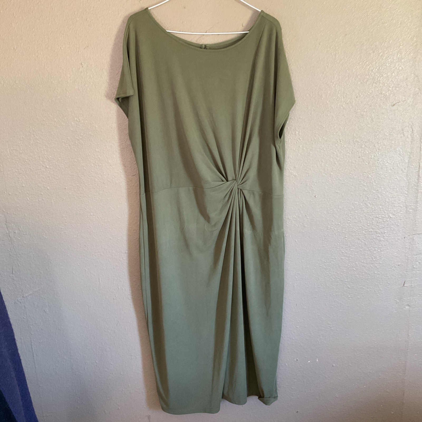 Nordstrom rack Forest Green Women’s Dress Size 3X 67% Modal