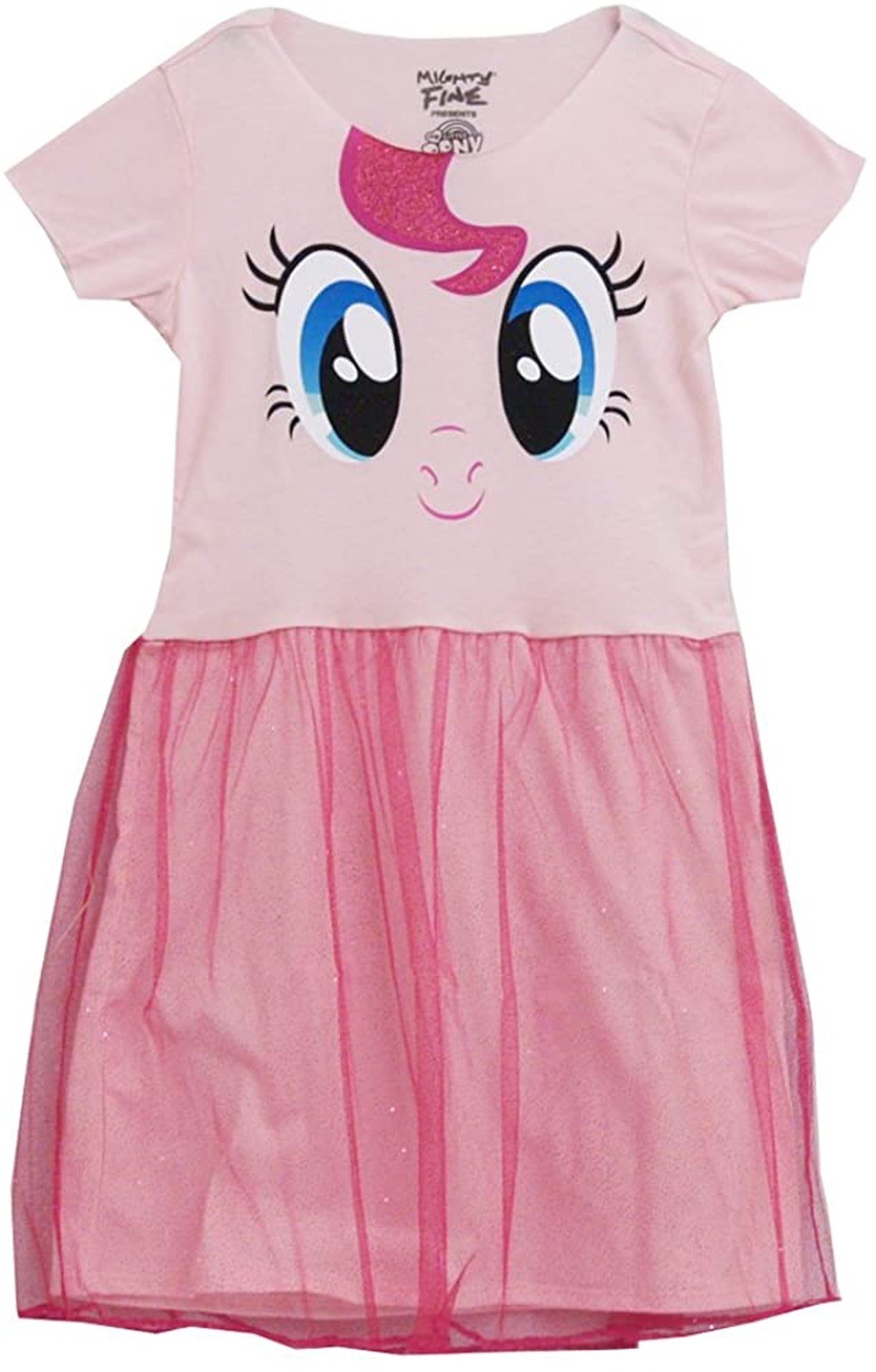 My Little Pony Dress Pinkie Pie Juniors Womens Girls Mighty Fine Costume Sz XL