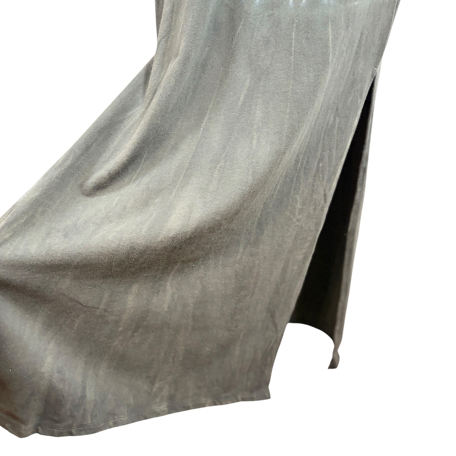 NWT Z SUPPLY Iris Ruffle Long-Sleeve Maxi Dress, Cozy Casual Henley Snap, Small