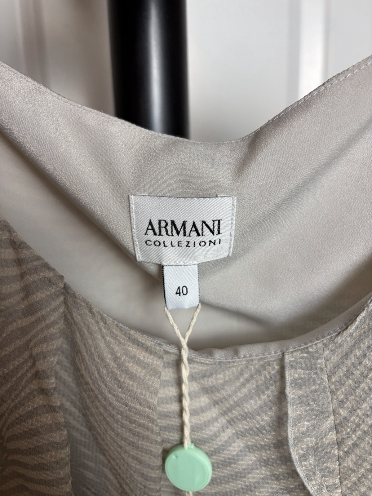 Armani Collezioni Ruffle Dress – Size 40 (US 4–6) – New With Tags