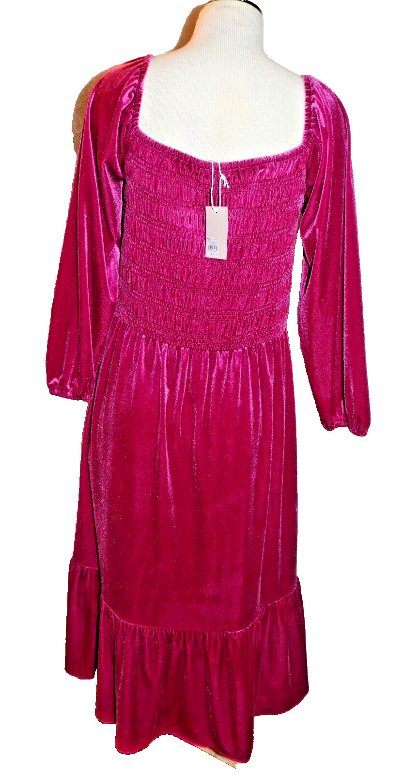 Lauren Conrad L 601 Wine Chalet “pink” dress NWT beautiful Maxi length