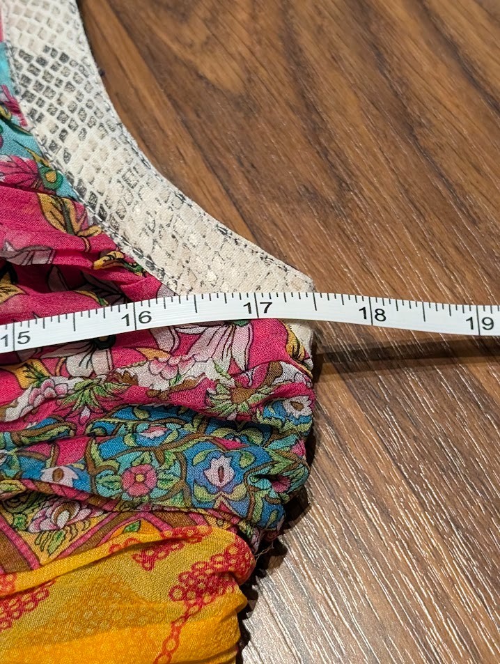 DIANE VON FURSTENBERG Amabelle Altered Bohemian Patchwork Maxi Dress silk DVF 6I