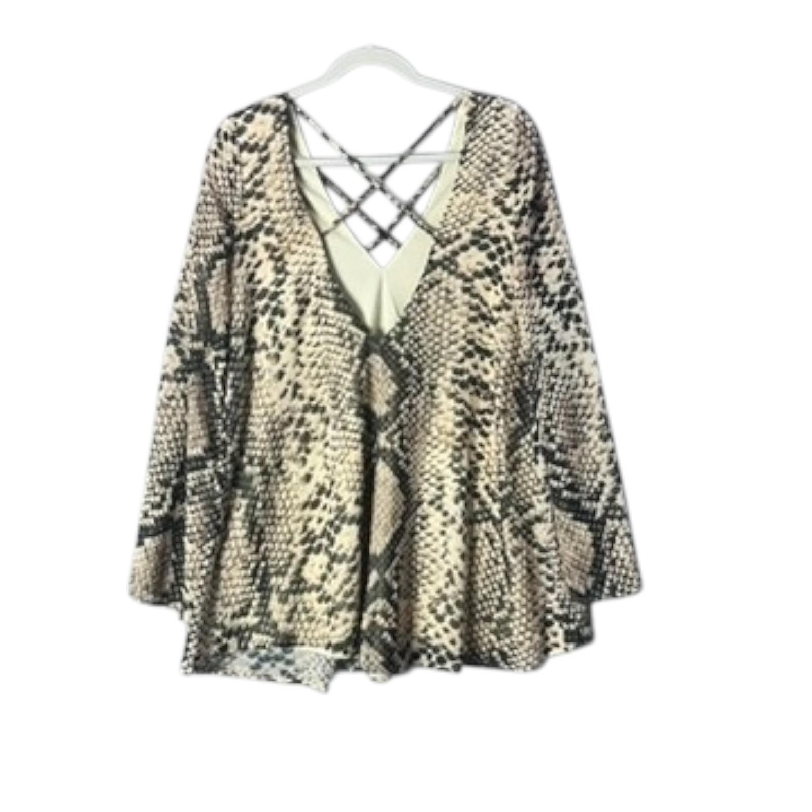 Show Me Your MuMu Joni Flow Python Print Mini Dress Size X-Small