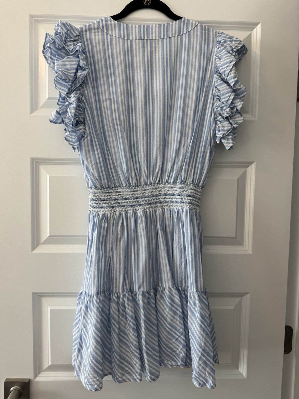 EUC Emily McCarthy Santorini Stripe Maggie Dress Size M