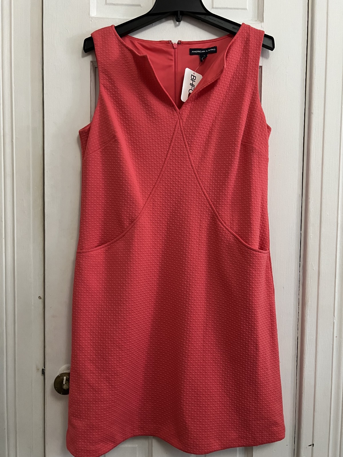 NWT American Living Women’s Rec Fit & Flare Dress Size 14 Elegant V