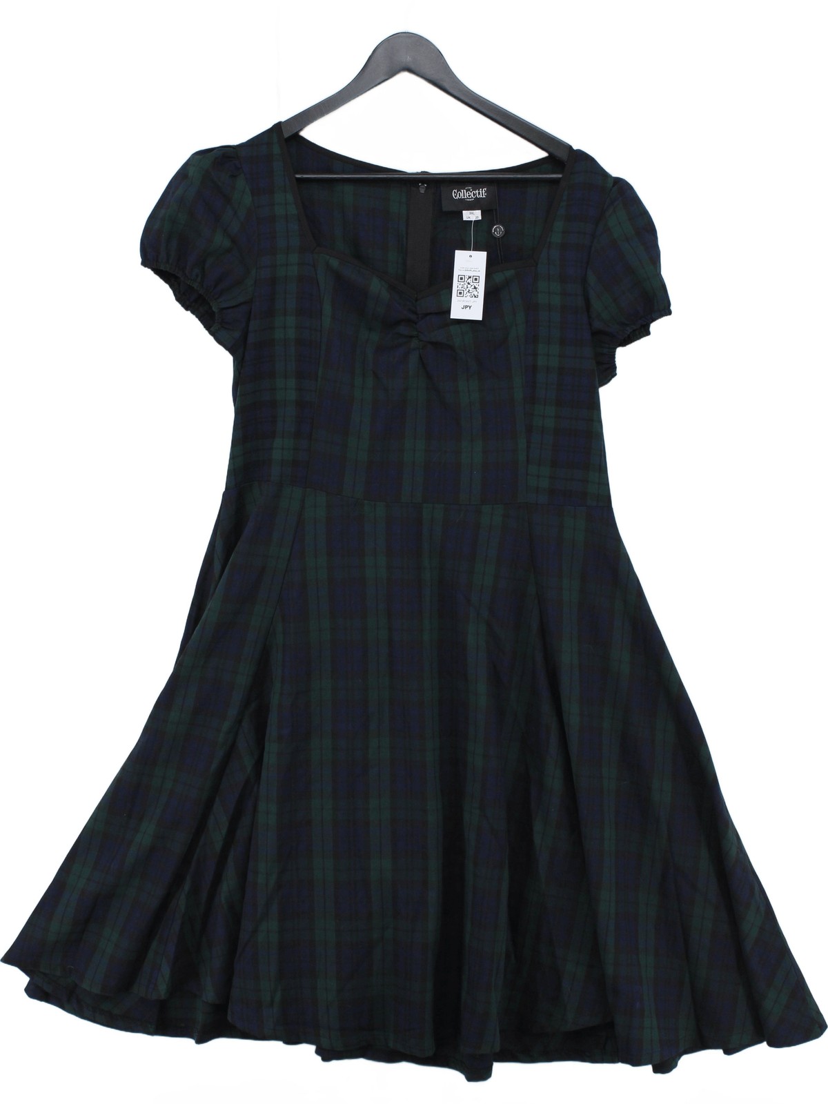 Collectif Skater Midi Dress UK20 in Multi