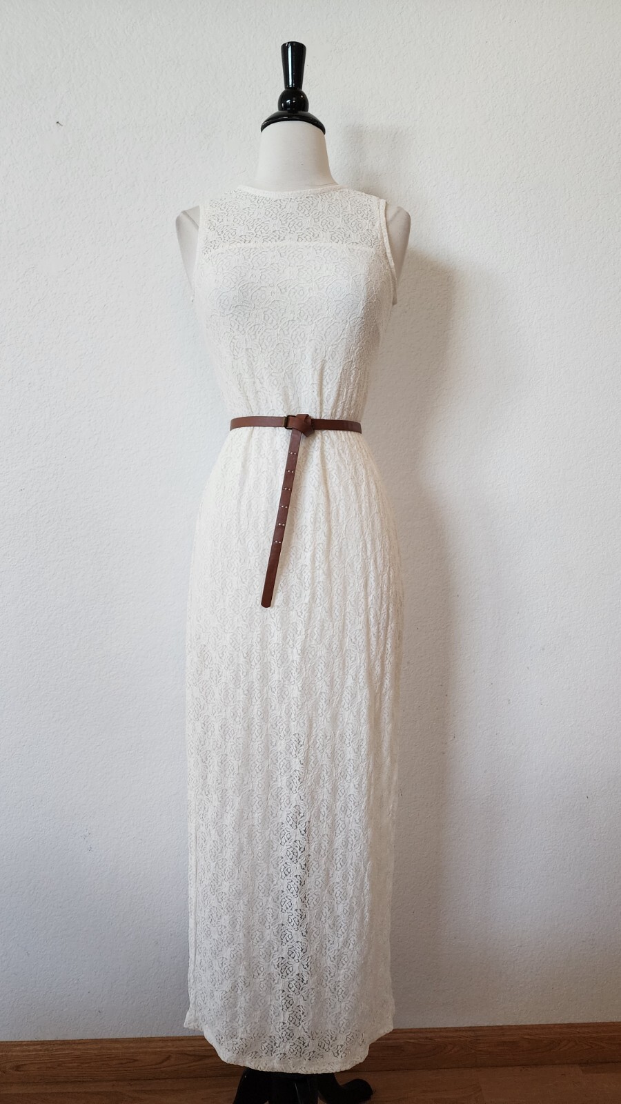 Anthropologie Midi Dress New Size Small Large Lace Bodycon Retro Wedding Bridal