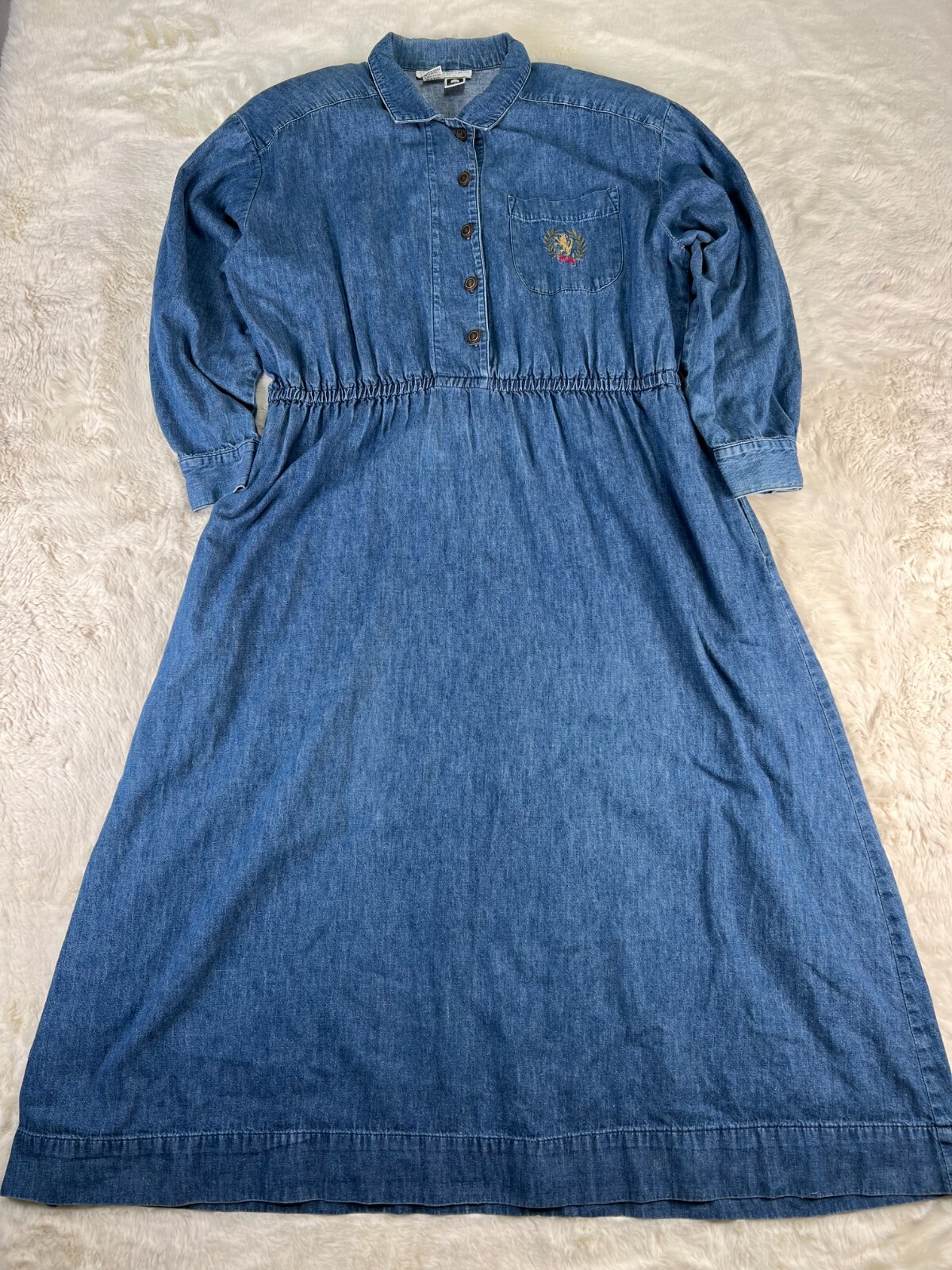 Dennis Goldsmith Light Denim Dress Womens Size 14 Blue – USA