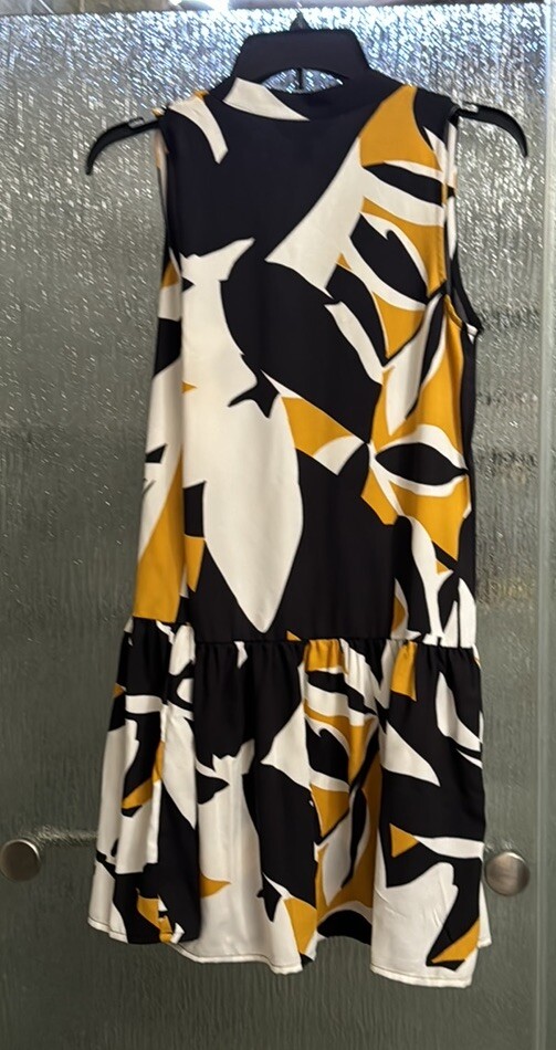 Fit And Flare Button Down Dress 17” P2P 34 Length No Stretch XS Orig $40