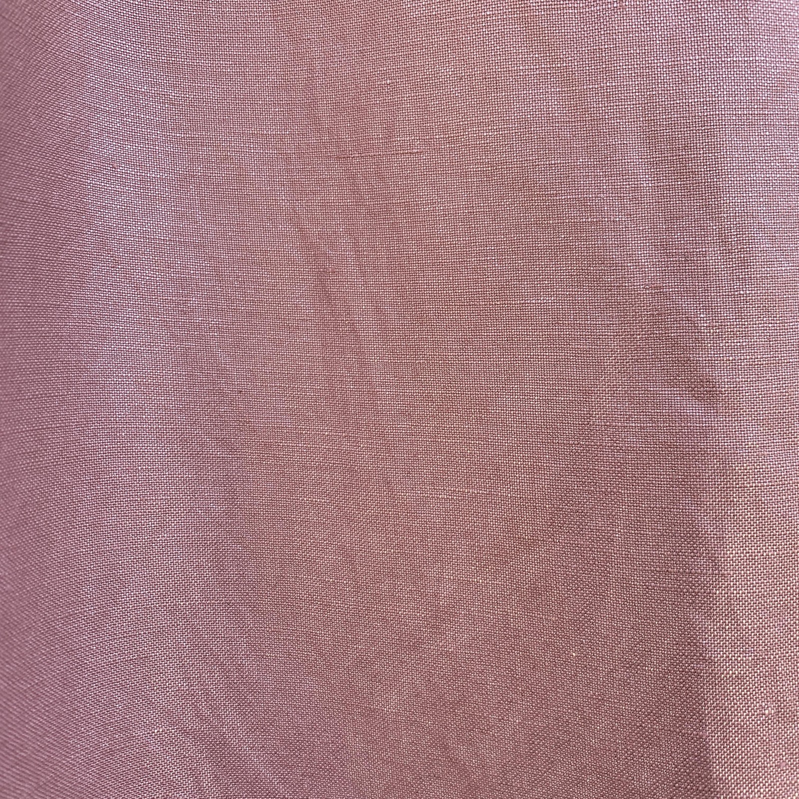 LOFT Dress Womens 2 Pink Linen Blend Sleeveless Shift Midi Keyhole Button Back