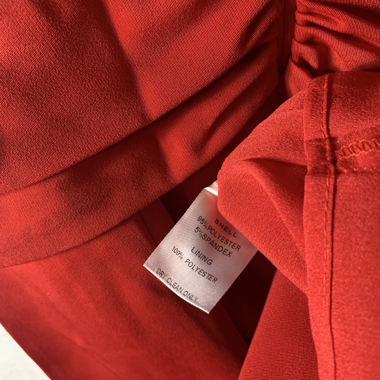 NEW HARLYN Apple RED Notched TIE WAIST A-Line SHEATH Cocktail DRESS L 4552