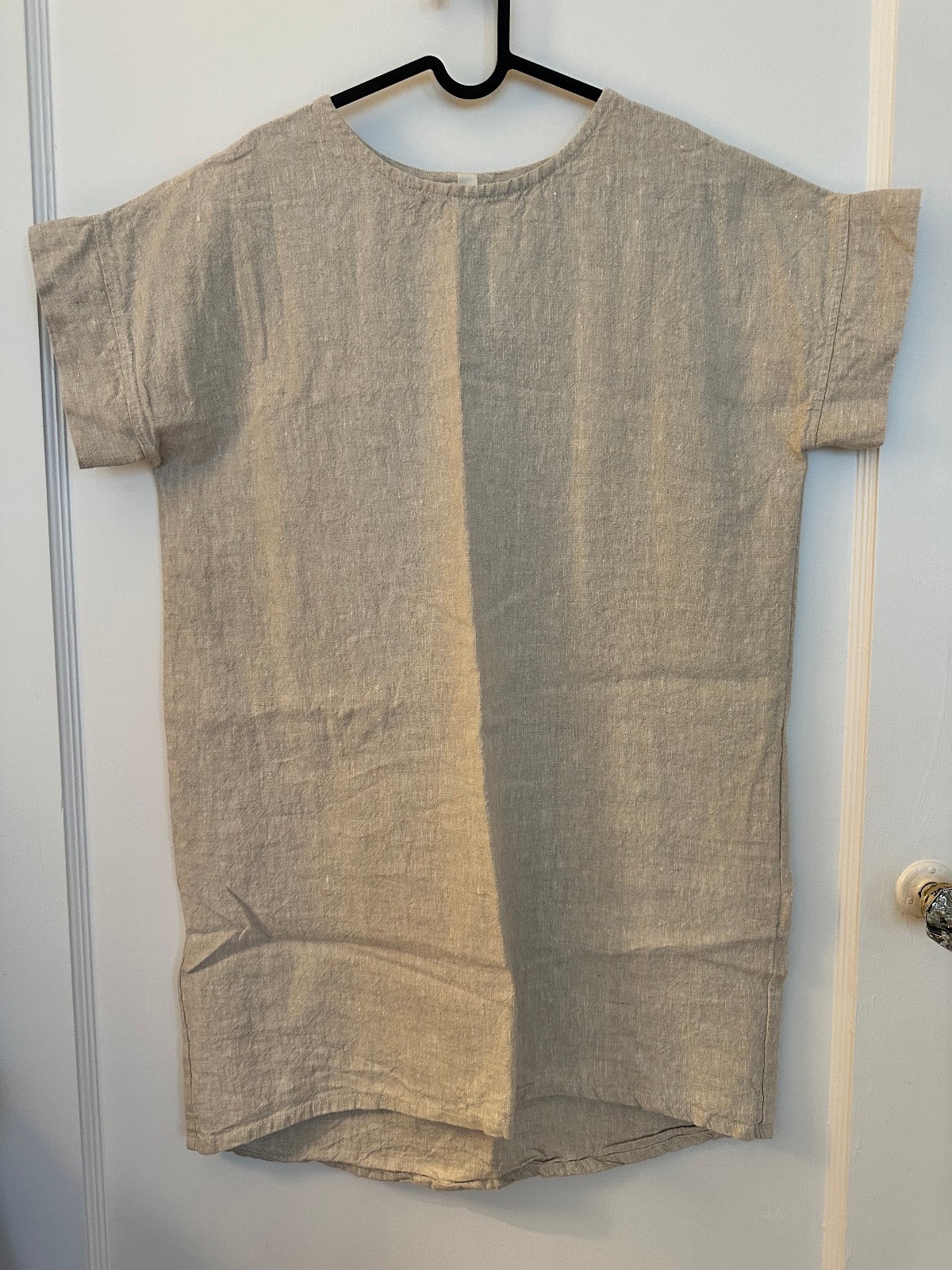 Elizabeth Suzann Georgia Dress, Flax S/M, Midweight 100% Linen