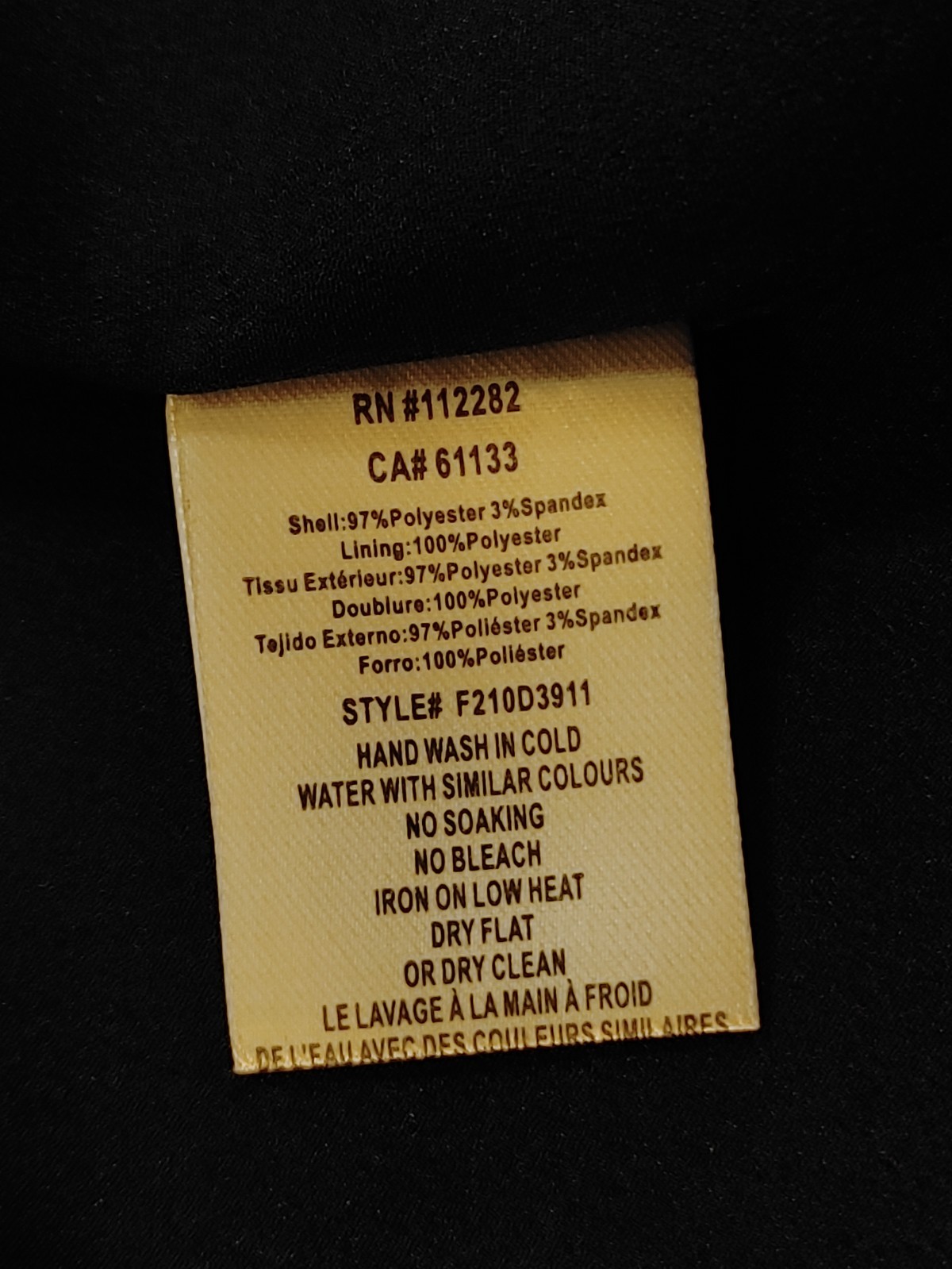 Adelyn Rae V-Neck Wrap Dress Blue Silky Polyester Womens sz Large