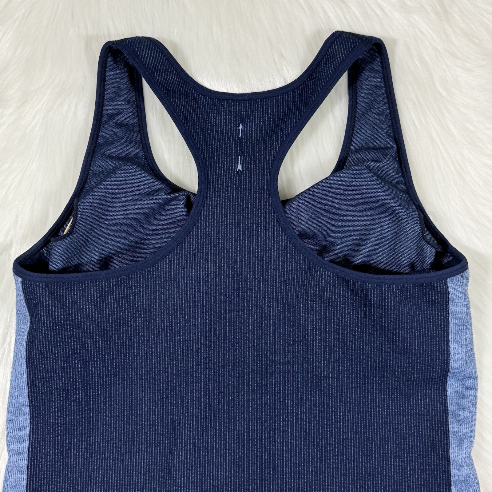 The Upside Women’s Size Medium Japanese Blue Seamless Rib Raf Dress