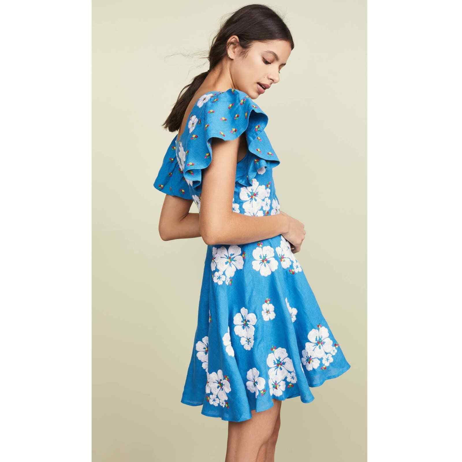 All Things Mochi Blue Kay Mini Dress Size M