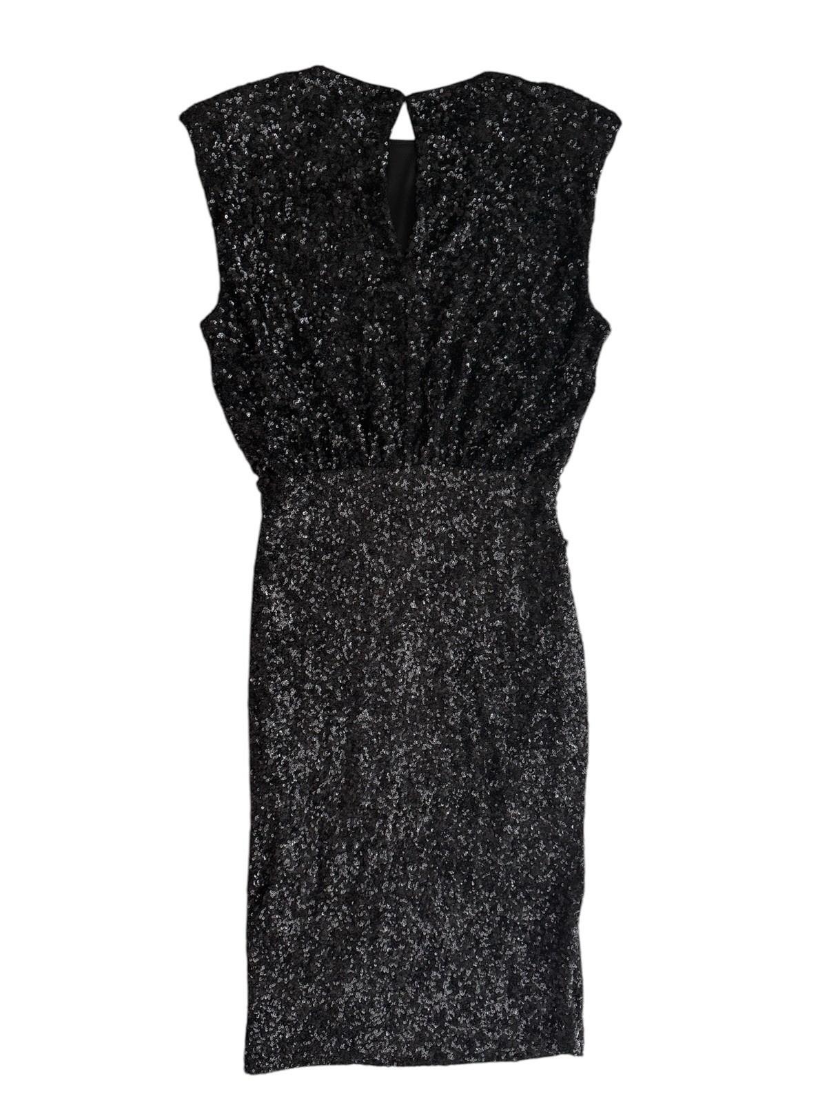 Express Black Sequin Party Dress Womens Small Glam Formal Gala Date Night Event