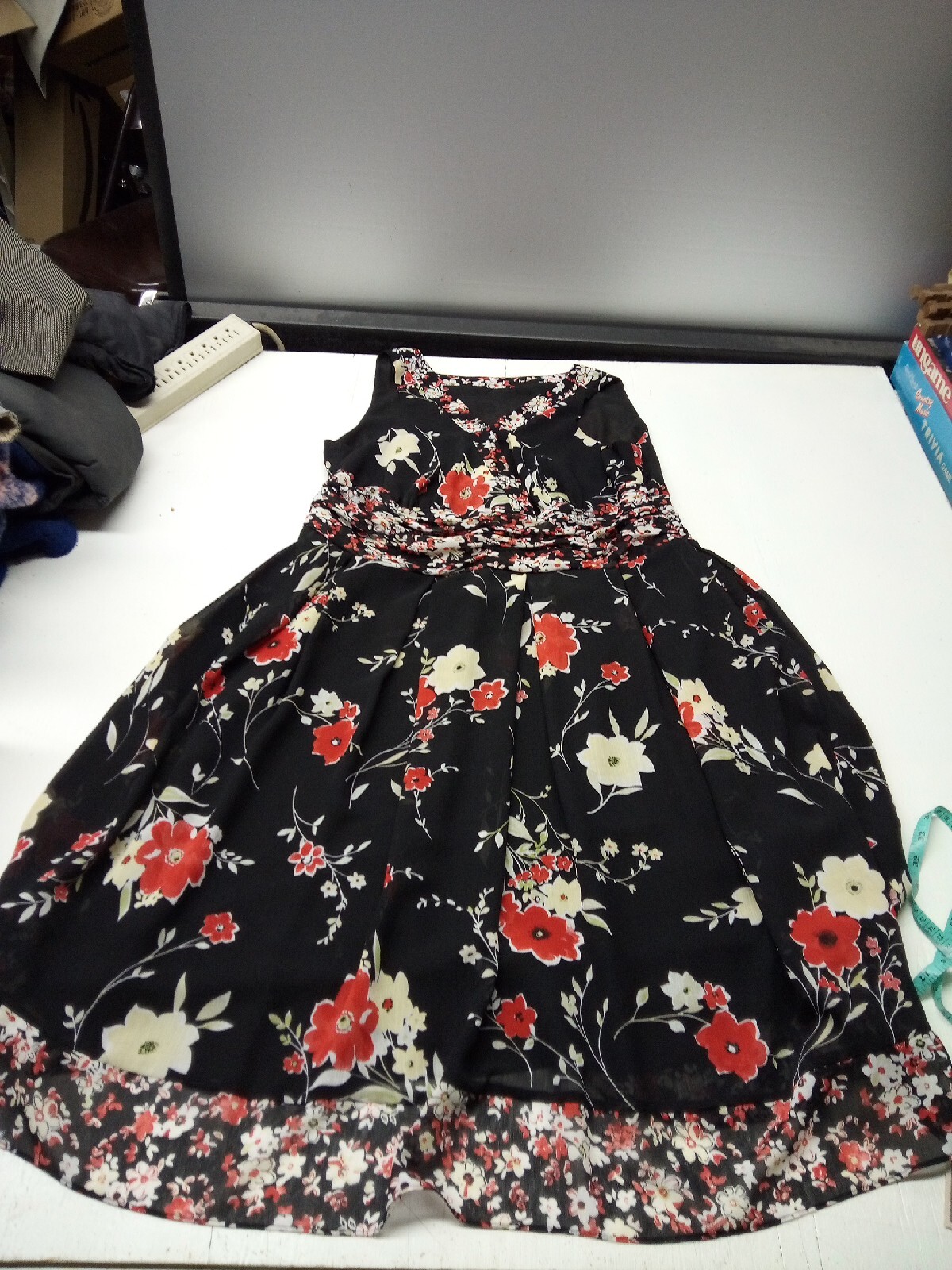 Summer Women Casual Sexy Sleeveless Floral Print Dress No tag please see picture