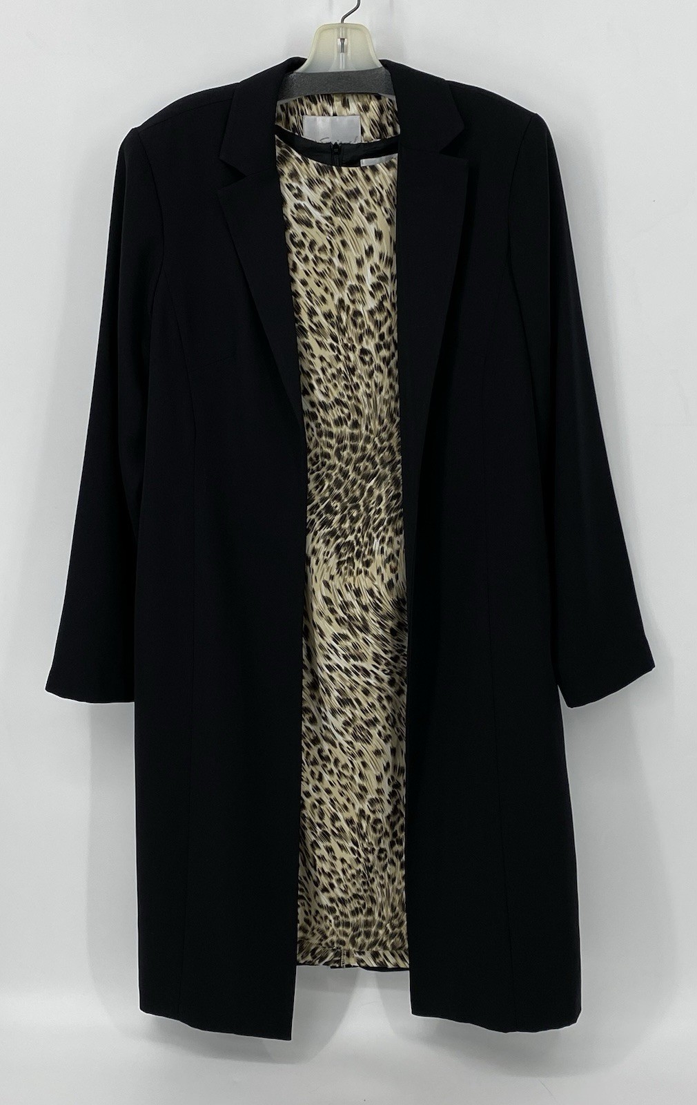 Spiegel Vintage Preowned Animal Print Dress With Jacket Size 12 EUC 2 Pieces