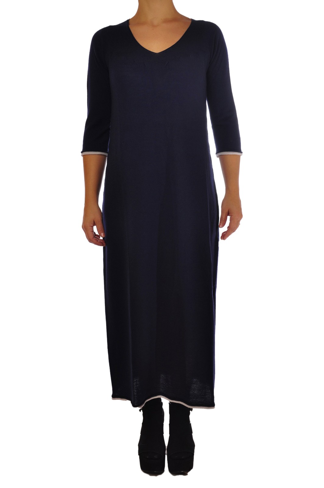 Twin Set Womens Dark Blue Long Dress Size XS