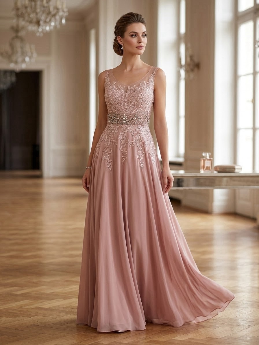 JJ’s House Pleated Chiffon Skirt Cascade with Effortless Grace Formal Elegance S