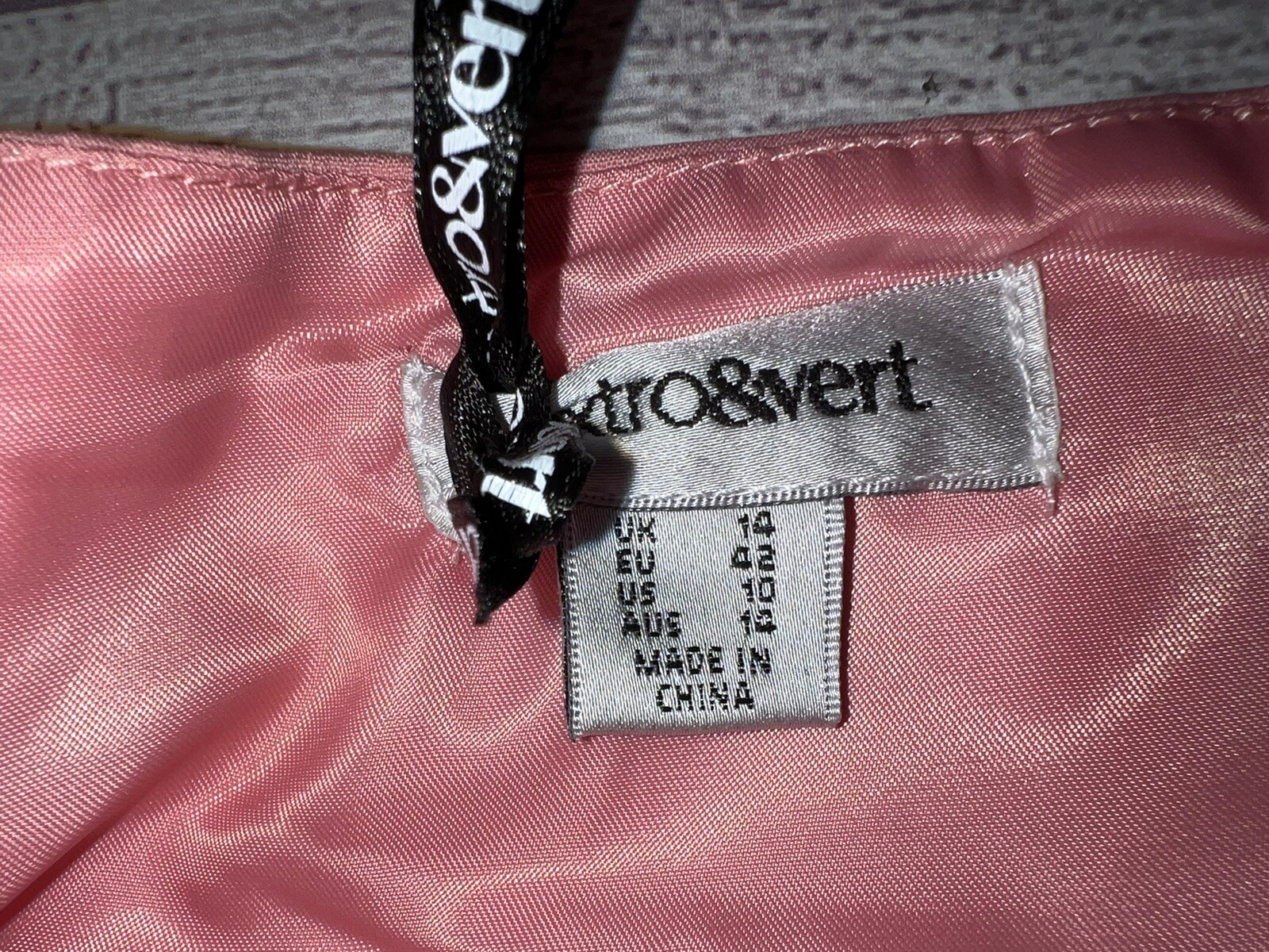 ASOS Extro&vert mini dress pink Women’s Size 14 NWT Tank