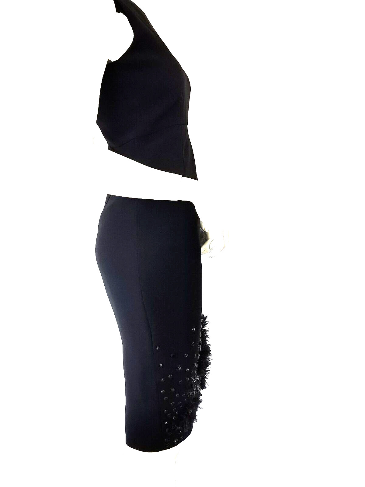 RRP €559 ✨ MAX MARA Embellished Triacetate dress US2_ It36_ De32_ Uk4_ Fr34