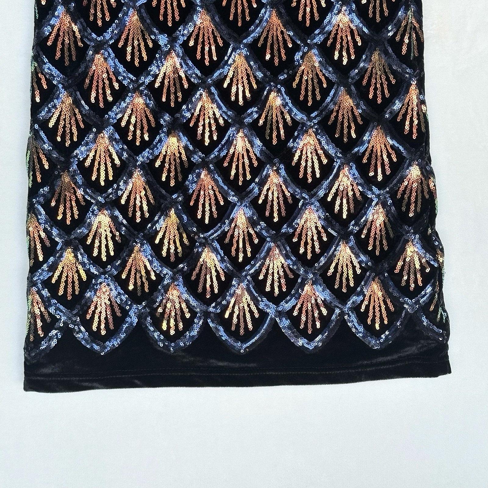 NWT Molly Bracken Sequin Mini Dress Art Deco Gatsby Women’s XS Party
