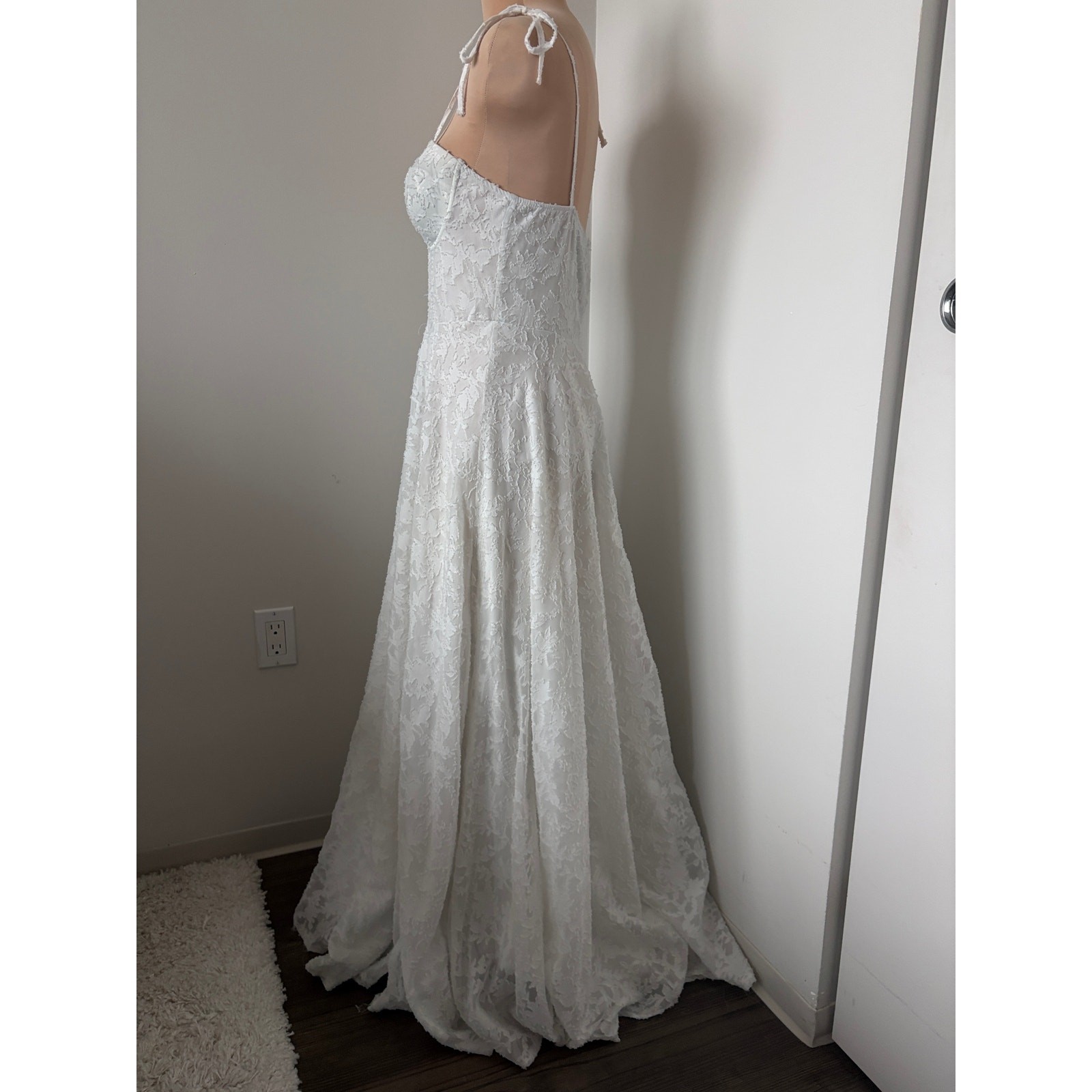 Bustier Corset Style Fit & Flare Sz M Coquette Bride Elopement Boho Fairytale