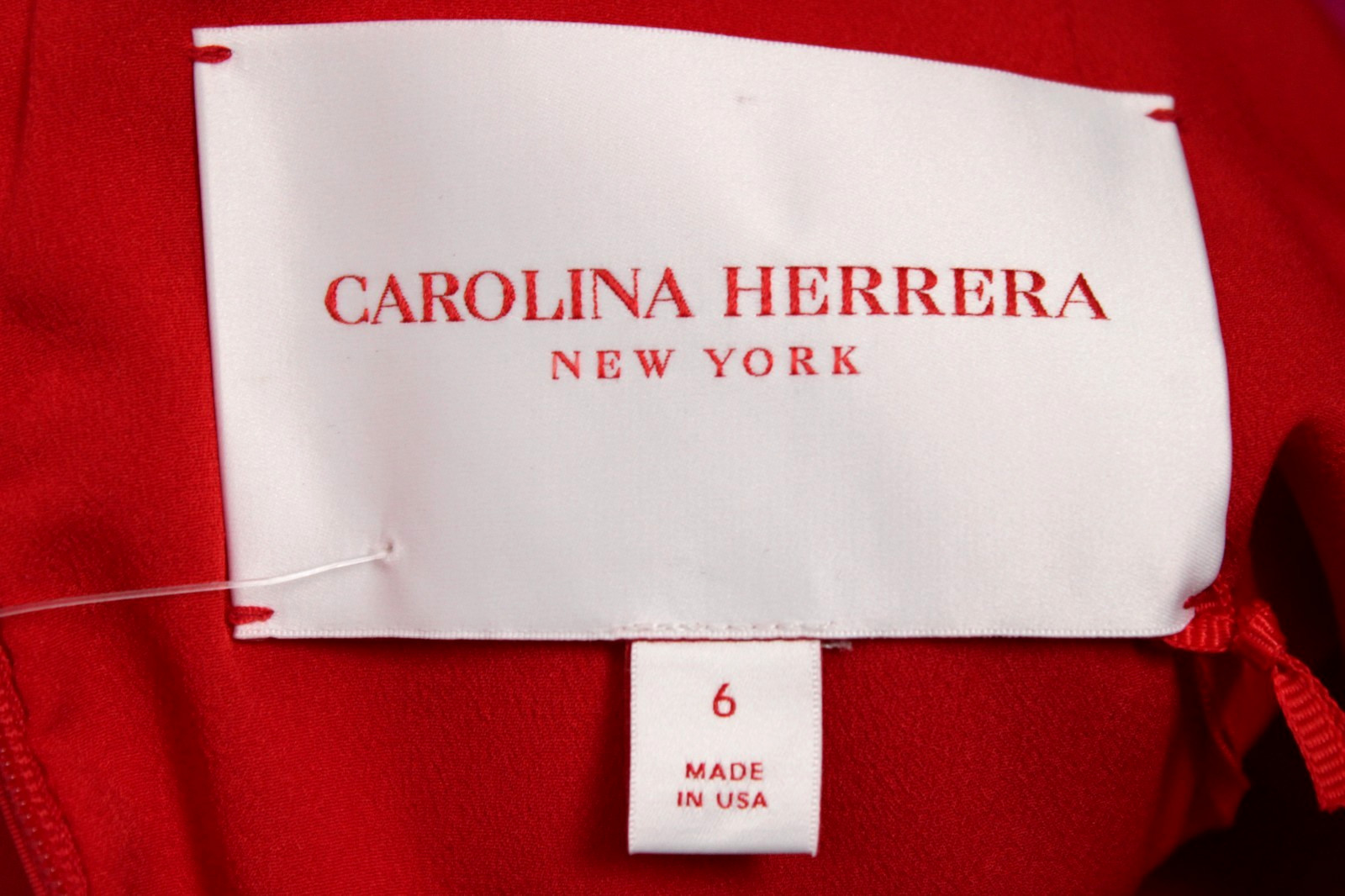 CAROLINA HERRERA $3,990 NWT 2023 Cerise Pink & Red Silk Faille Column Gown 6