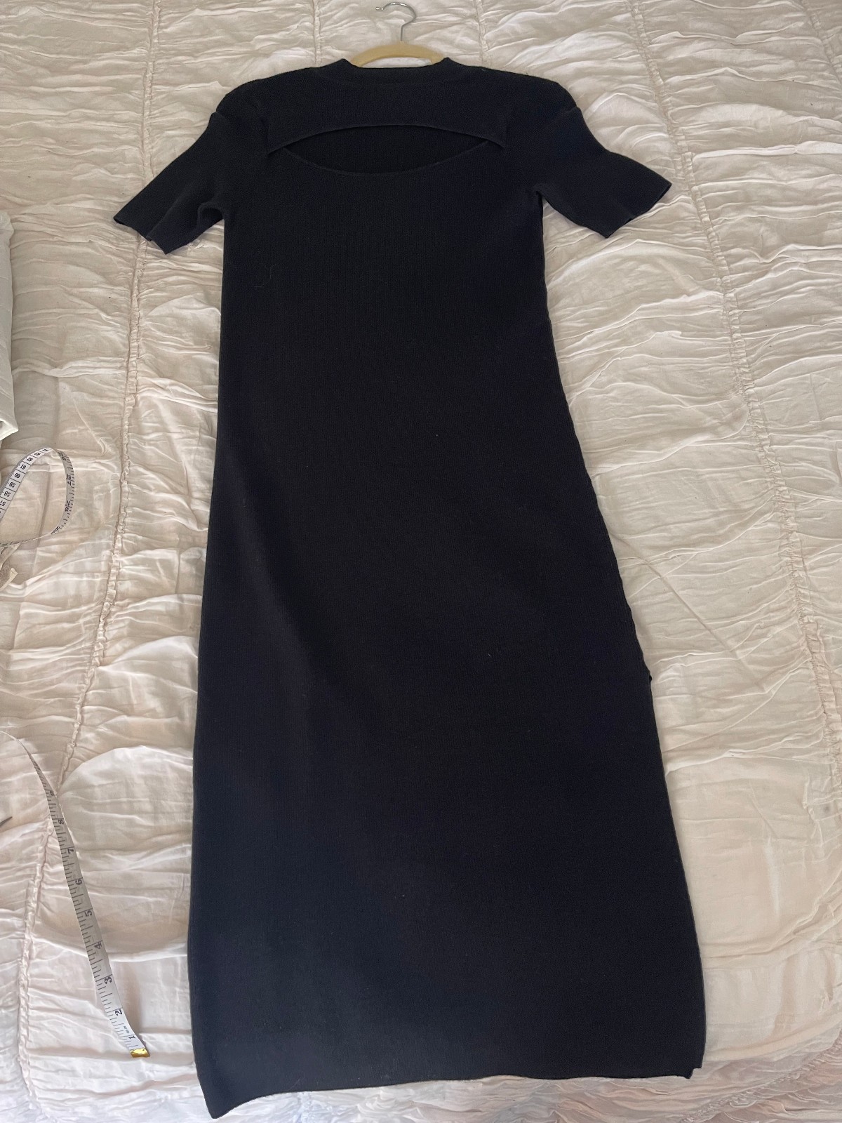 Leith Cutout Front Mock Neck Sweater Dress Sz M