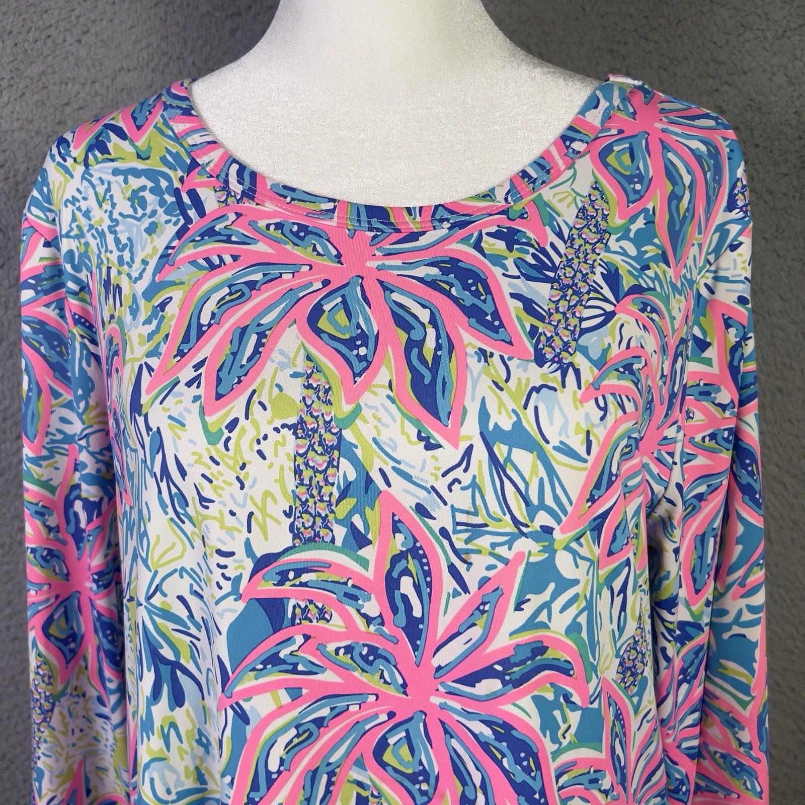 Anthonys Resort Wear Dress Womens Medium Multicolor Floral Casual Active Preppy