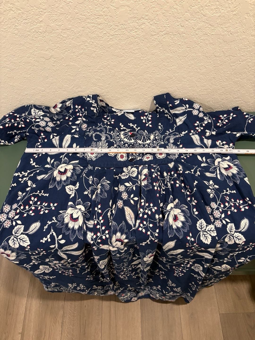 Only Necessities Women’s Plus Size Bib-Front Short Sleeve Floral Lounger Dress
