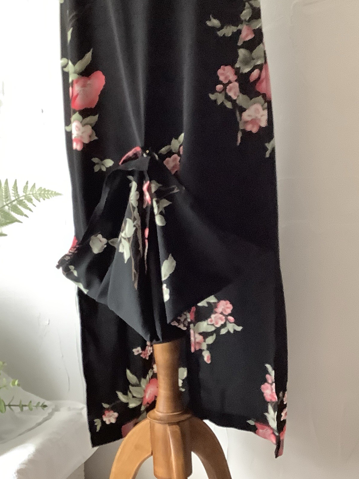 Premier International Dress (L) Midi Sleeveless Side Slits, Colorful Easycare