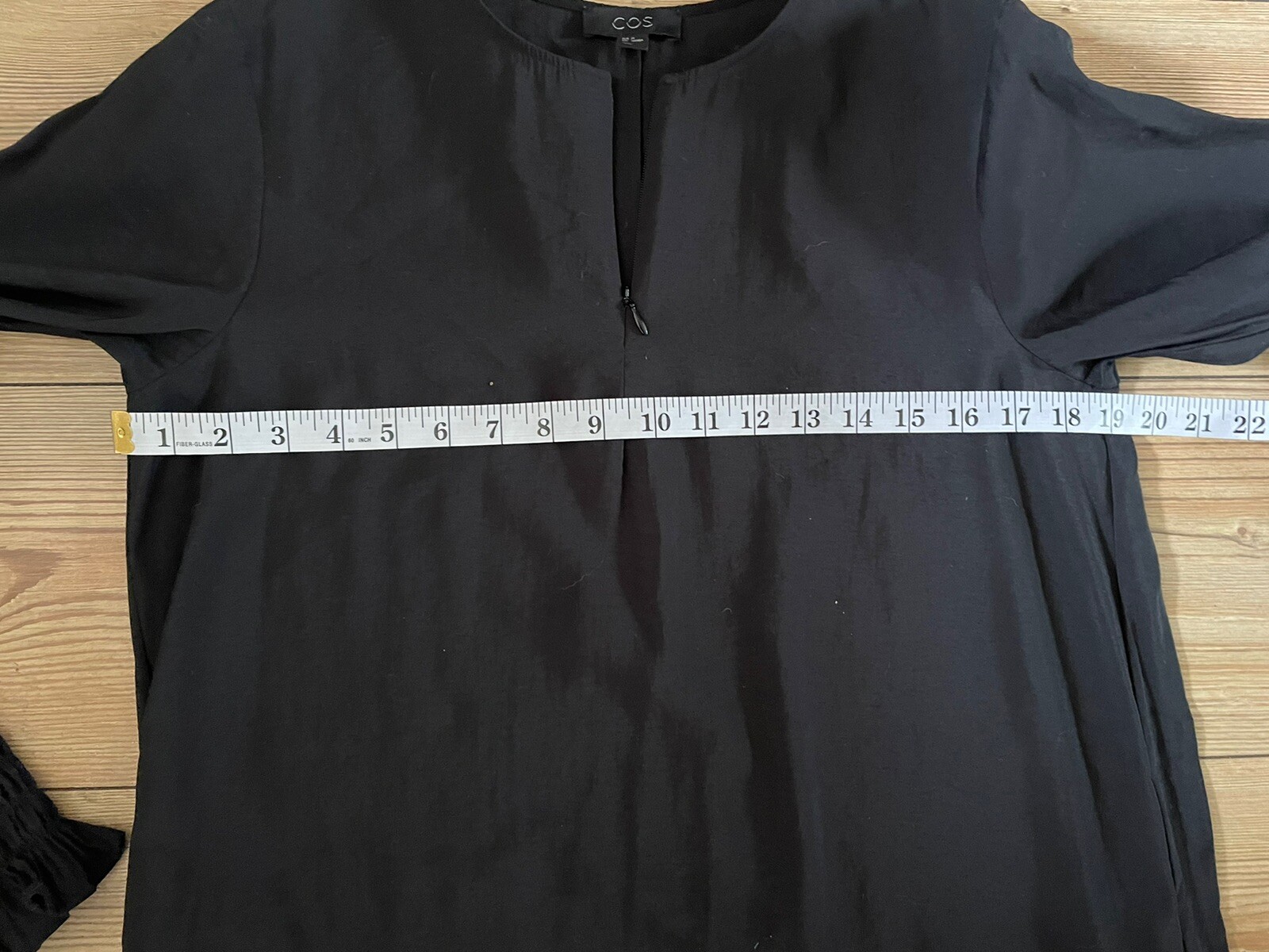 Cos Oversized Lagenlook Long Midi – Maxi Tent Trapeze Dress Sz 34 Uk 8-10