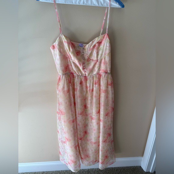 Storia Midi Dress romantic airy wedding guest vibes size M