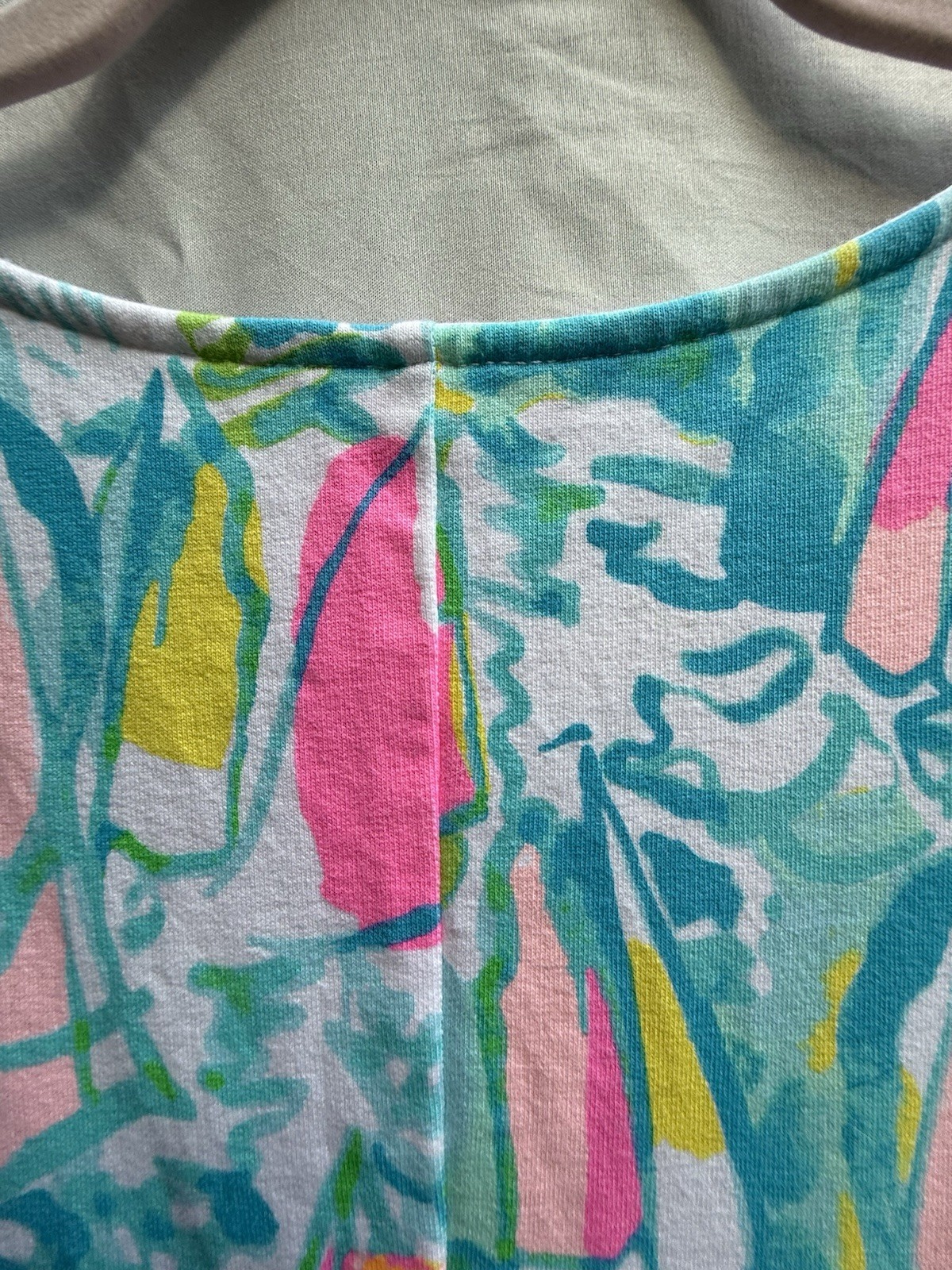 Lilly Pulitzer Harper Shift Dress XS Beach & Bae Sailboat French Terry Embellish